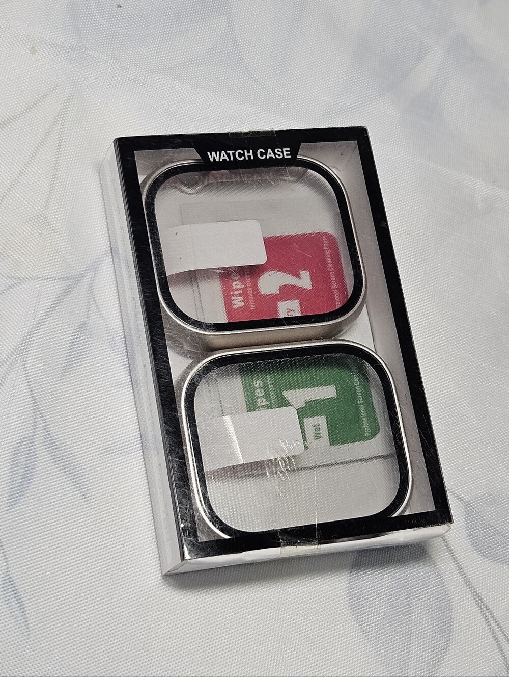Starlight Tempered Glass Cases for Apple Watch Series 10 2 Pack Screen Protector